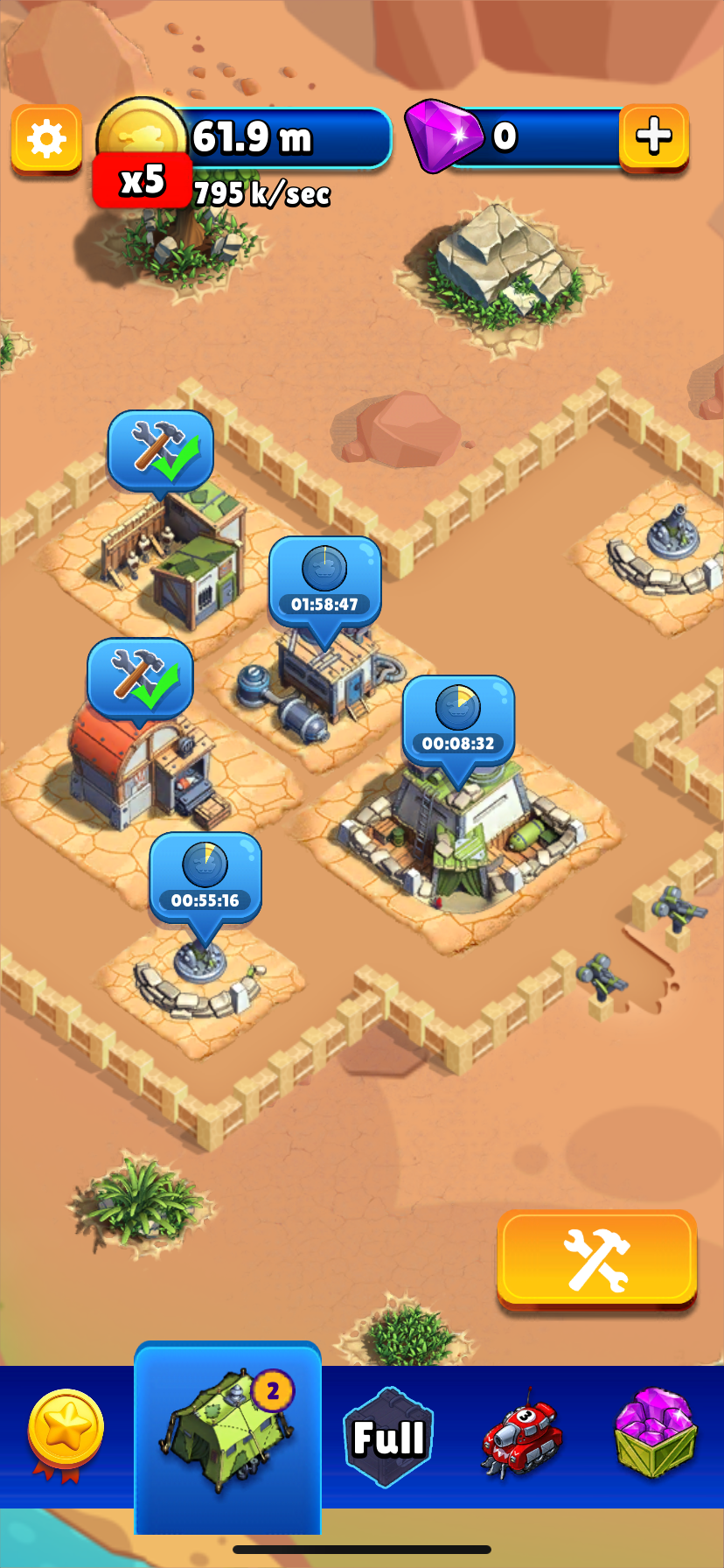 Huuuge Little Tanks screenshot